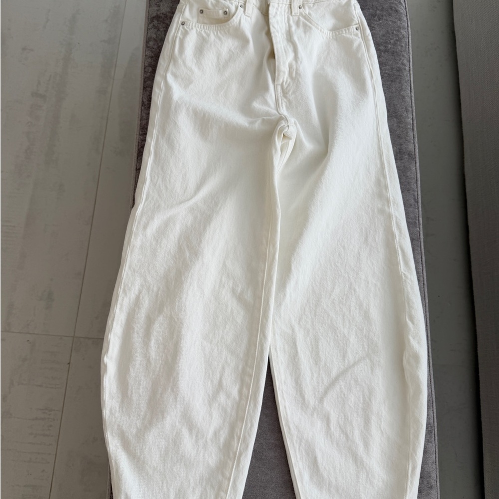 TOTEME High-rise barrel-leg jeans 24W/ 30L